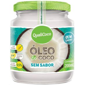 Oleo-de-Coco-Qualicoco-sem-Sabor-200ml Oleo-de-Coco-Qualicoco-sem-Sabor-200ml