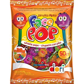 Pirulito-Dori-Facepop-Apito-450g Pirulito-Dori-Facepop-Apito-450g