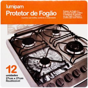 Protetor-de-Fogao-Lumipam-27X27cm-Com12-Unidades Protetor-de-Fogao-Lumipam-27X27cm-Com12-Unidades