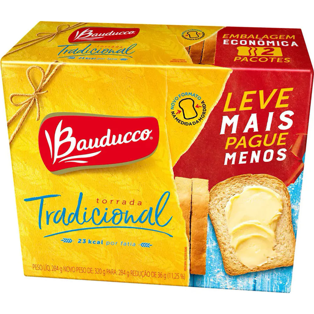 Torrada Bauducco Tradicional 284g
