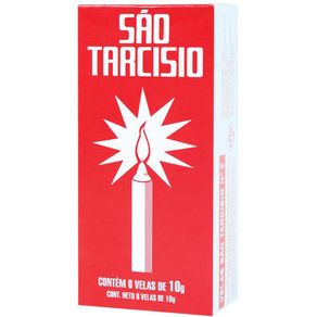 Vela-Sao-Tarcisio-N°5-18g-Com-8-Unidades