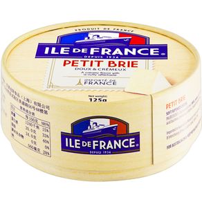 Queijo-Brie-Ile-France-125g-Petit Queijo-Brie-Ile-France-125g-Petit