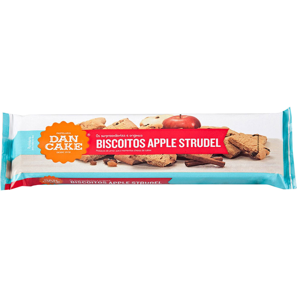 Biscoito Dan Cake Strudel Mação 150g