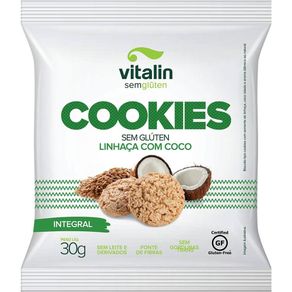 Biscoito-Cookies-Vitalin-30g-Linhaca-Dourada-com-Coco-Integral Biscoito-Cookies-Vitalin-30g-Linhaca-Dourada-com-Coco-Integral