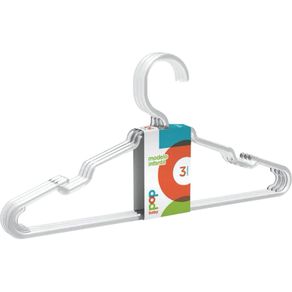 Cabide-Popbaby-Cristal-Infantil-Com-3-Unidades Cabide-Popbaby-Cristal-Infantil-Com-3-Unidades