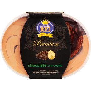 Sorvete-Rei-Premium-Chocolate-com-Avela-750ml Sorvete-Rei-Premium-Chocolate-com-Avela-750ml