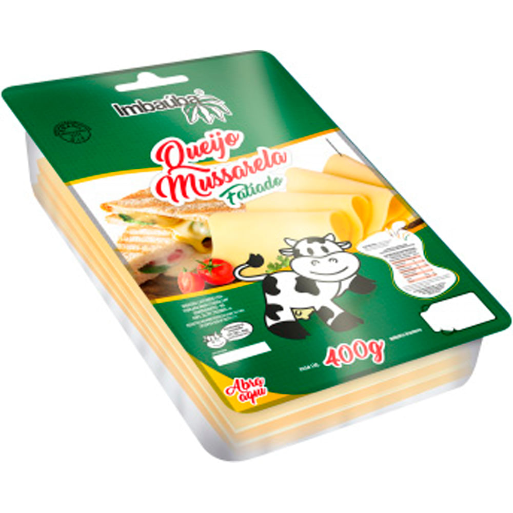 Queijo Mussarela Imbaúba Fatiado 400g