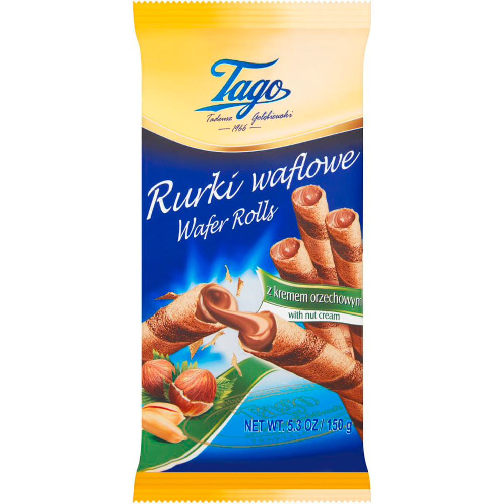 Biscoito Wafer Tago Recheado com Creme Amendoim 150g
