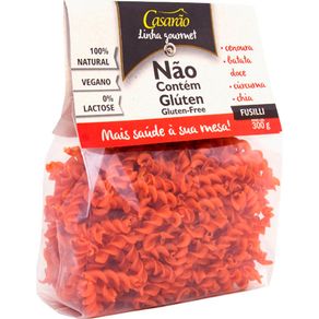 Macarrao-Casarao-Linha-Gourmet-Fusilli-Cenoura-Batata-Doce-Curcuma-e-Chia-300g Macarrao-Casarao-Linha-Gourmet-Fusilli-Cenoura-Batata-Doce-Curcuma-e-Chia-300g