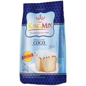 Mistura-para-Bolo-King-Mix-Coco-450g Mistura-para-Bolo-King-Mix-Coco-450g