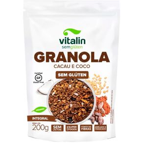 Granola-Vitalin-Integral-Cacau-e-Coco-200g Granola-Vitalin-Integral-Cacau-e-Coco-200g