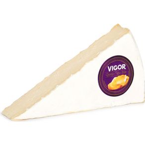 Queijo-Brie-Vigor-200g-Fracionado-Triangulo-200g Queijo-Brie-Vigor-200g-Fracionado-Triangulo-200g