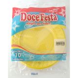 Prato-Descartavel-Doce-Festa-Amarelo-150mm-Com-10-Unidades