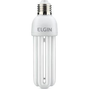 Lampada-Elgin-Fluorescente-Compacta-Eletronica-3U-20W-6500K-220V Lampada-Elgin-Fluorescente-Compacta-Eletronica-3U-20W-6500K-220V