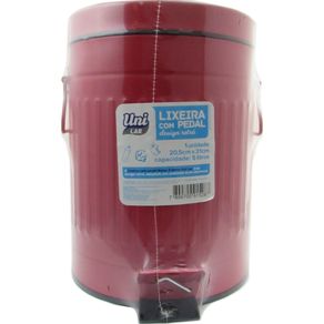 Lixeira-Unilar-com-Pedal-Roma-5-Litros Lixeira-Unilar-com-Pedal-Roma-5-Litros