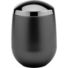 Porta-Algodao-Belly-Vintage-Grafite-e-Prata Porta-Algodao-Belly-Vintage-Grafite-e-Prata