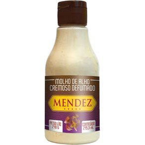 Molho-de-Alho-Mendez-Cremoso-Defumado-215ml Molho-de-Alho-Mendez-Cremoso-Defumado-215ml
