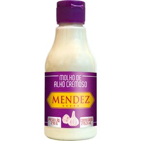 Molho-de-Alho-Mendez-Cremoso-210g Molho-de-Alho-Mendez-Cremoso-210g