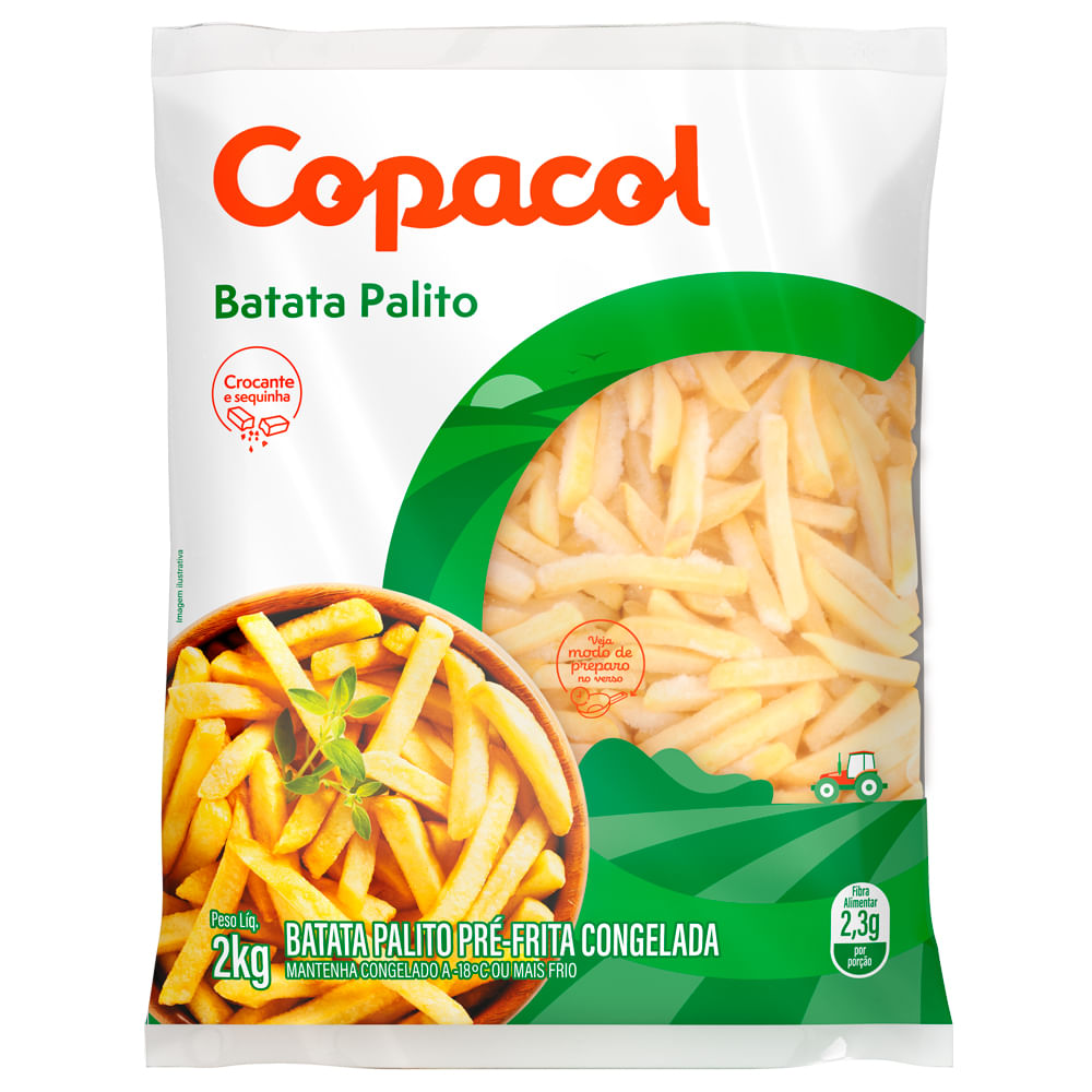 Batata Congelada Copacol Palito 2kg