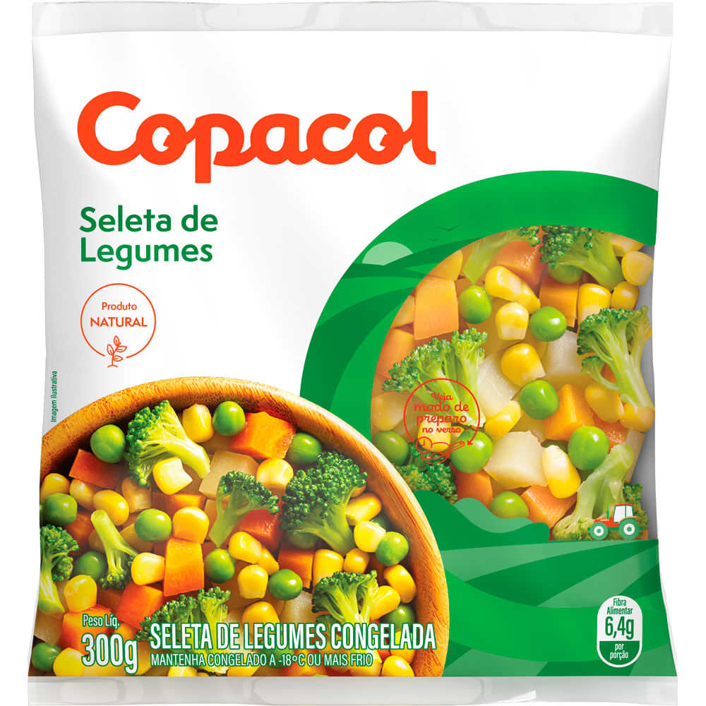 Seleta de Legumes Copacol Congelado Pacote 300g