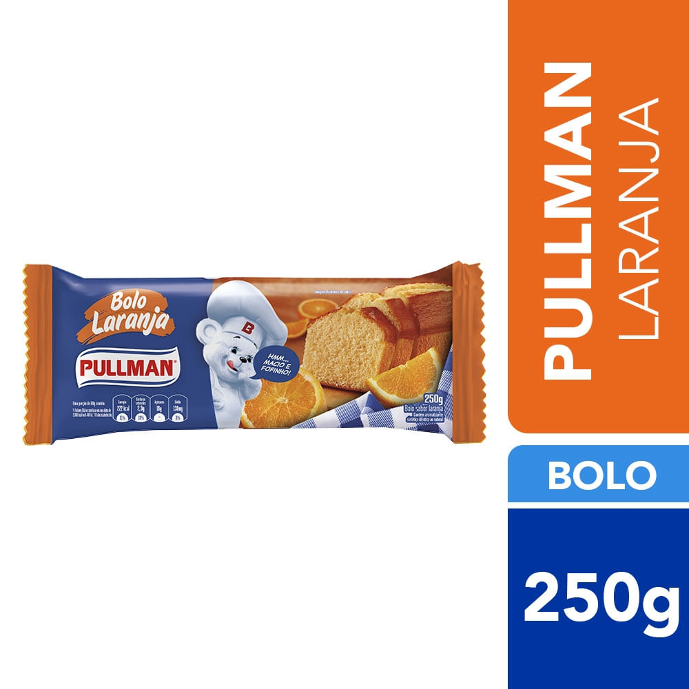 Bolo Pullman Laranja 250g