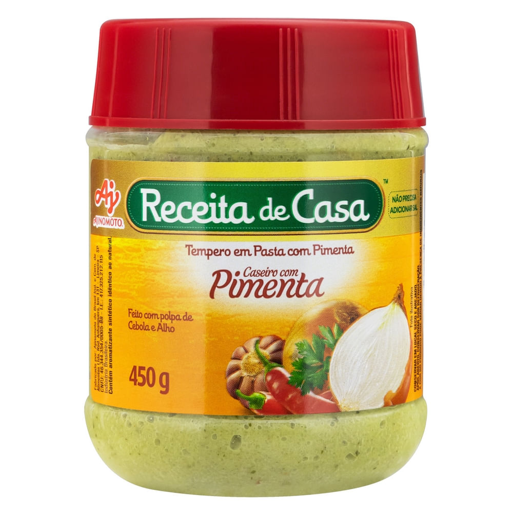Tempero Completo Ajinomoto Receita de Casa com Pimenta 450g