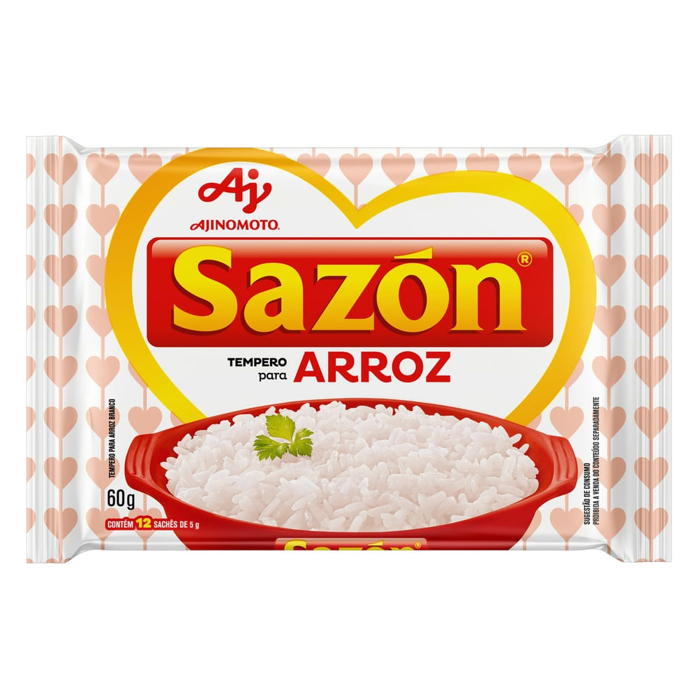 Tempero em Pó Sazón Arroz 60g