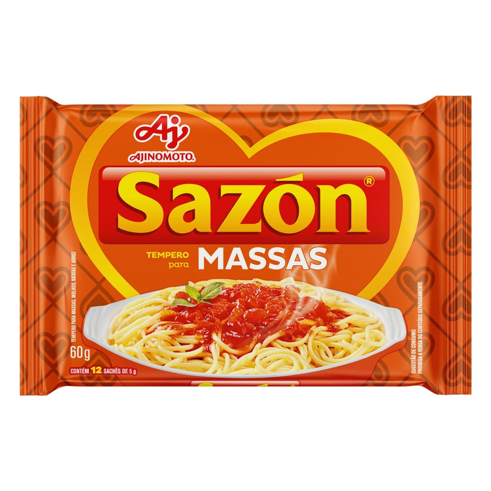 Tempero em Pó Sazón Massas 60g