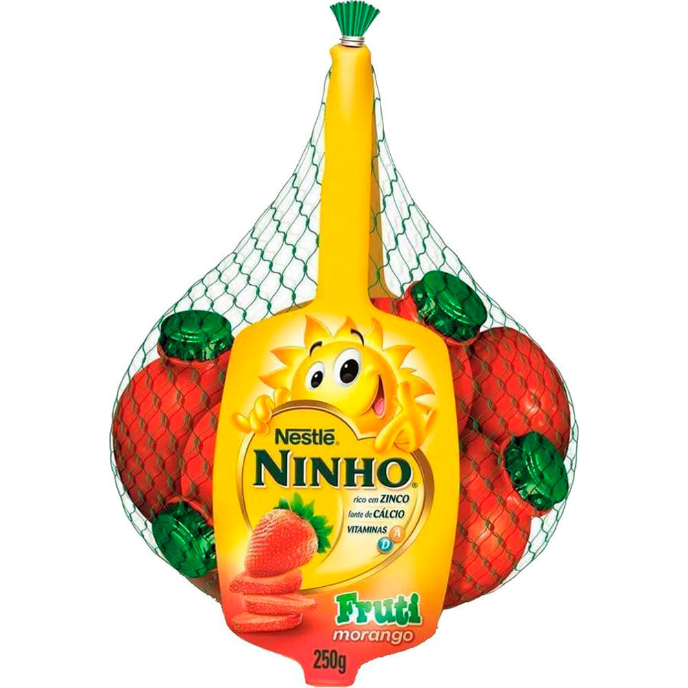 Iogurte Nestlé Ninho Fruti Morango 250g Com 5 Unidades