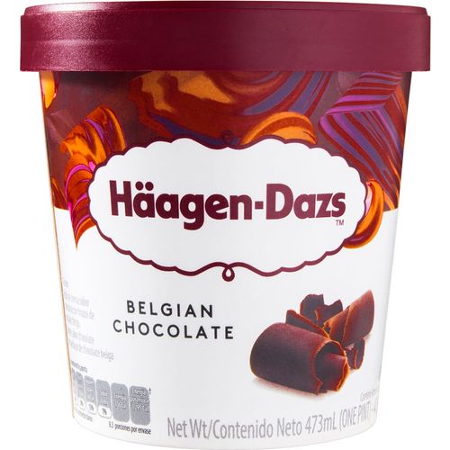 Sorvete Haagen-Dazs Chocolate Belga Pote 473ml - comper