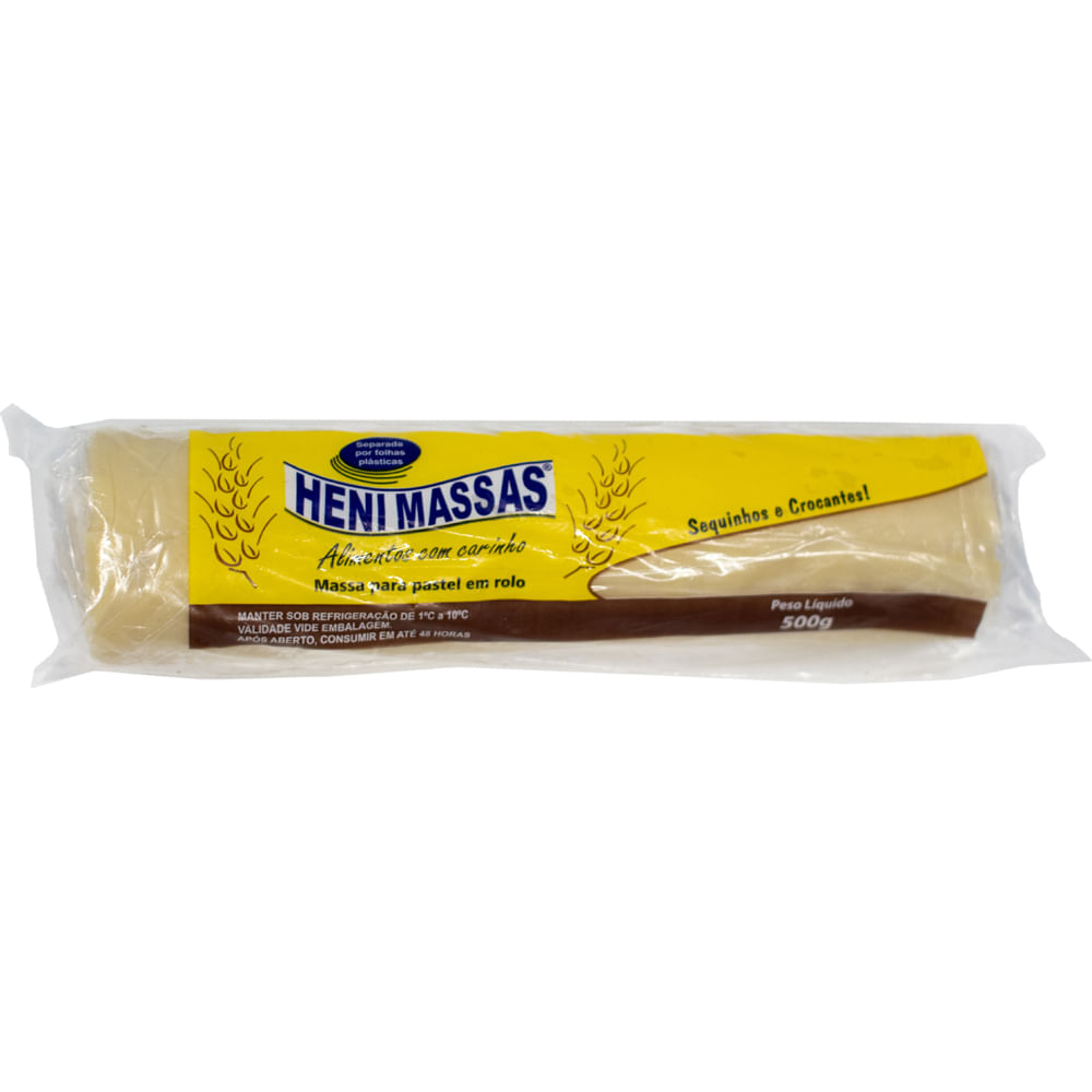 Massa para Pastel Heni Rolo 500g