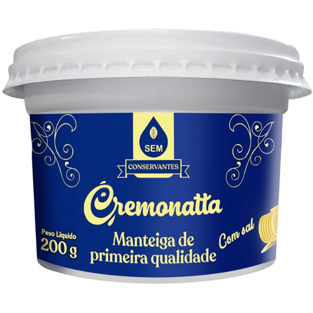 Manteiga Cremonatta com Sal 200g