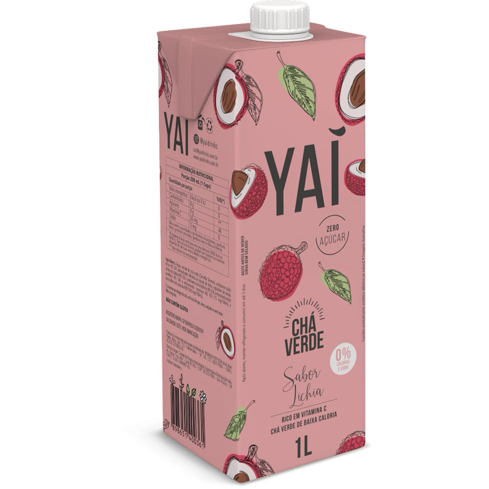 Chá Pronto Yai Verde com Lichia 1 Litro