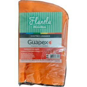 1507028---Flanela-Guapex-28X48cm-Com-3-Unidades 1507028---Flanela-Guapex-28X48cm-Com-3-Unidades