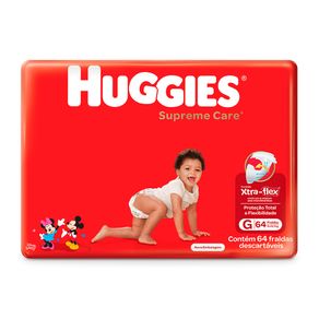 Fralda-Infantil-Huggies-Supreme-Care-Tamanho-G-Com-64-Unidades Fralda-Infantil-Huggies-Supreme-Care-Tamanho-G-Com-64-Unidades