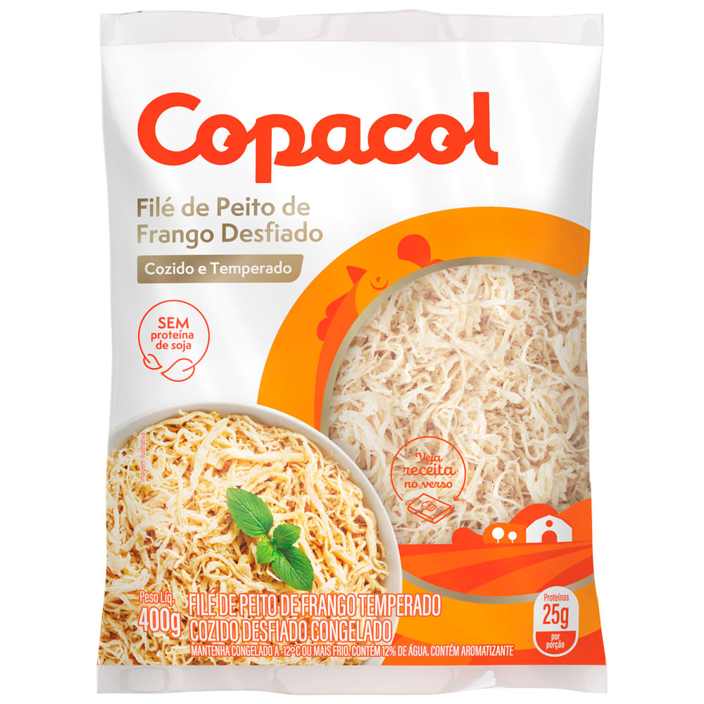 Peito de Frango Copacol Desfiado 400g
