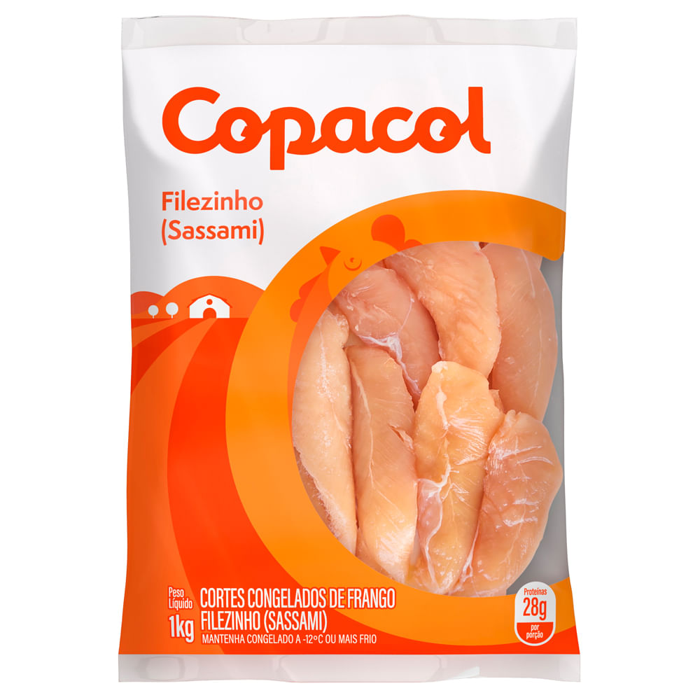 Filé de Sassami de Frango Copacol Pacote 1kg