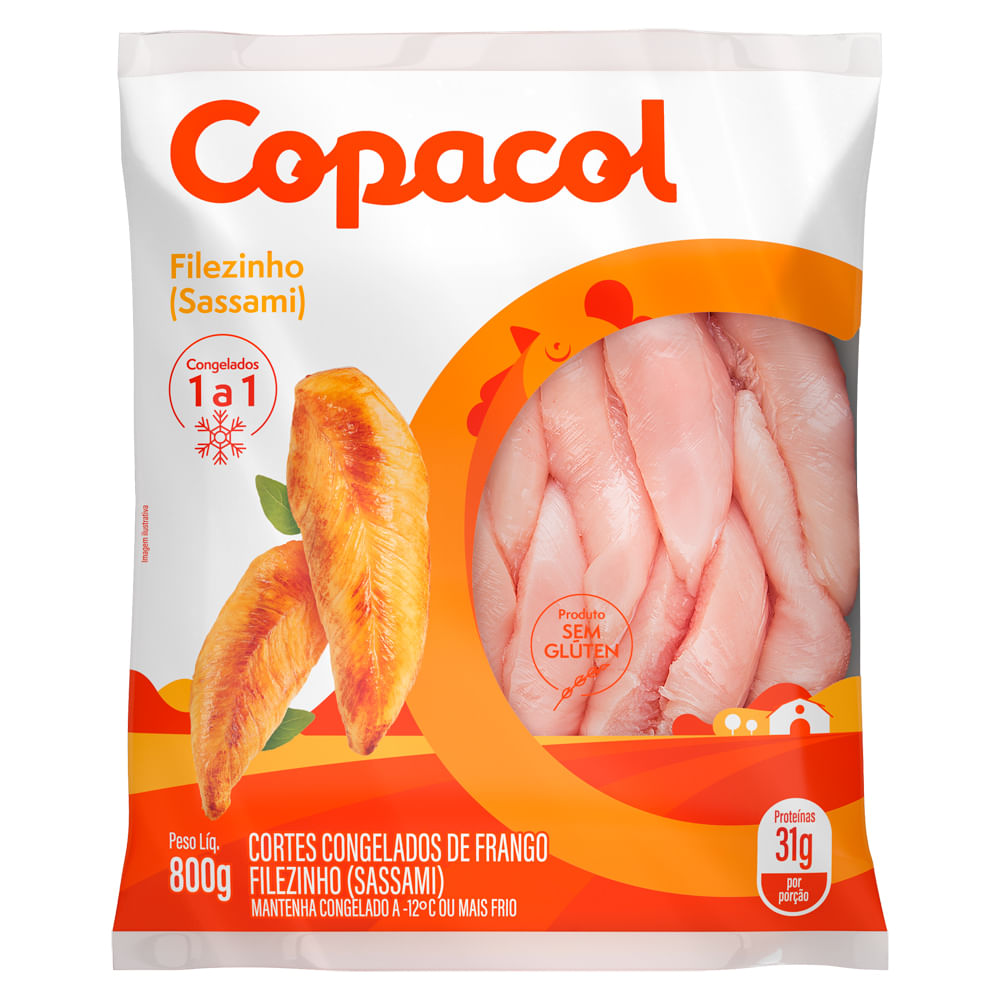 Filezinho de Sassami de Frango Copacol 800g