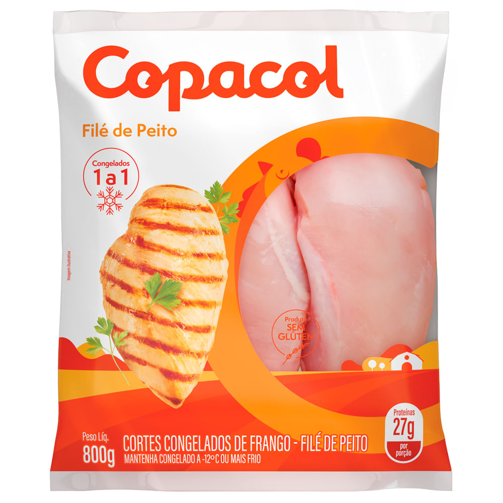 Filé de Peito de Frango Copacol Com 800g