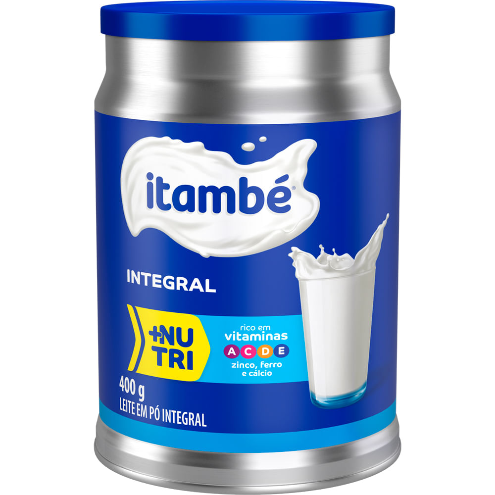 Leite Itambé Integral Lata 400g