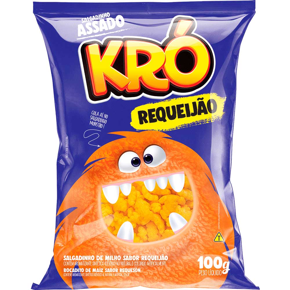 Salgadinho Kró Requeijão 100g