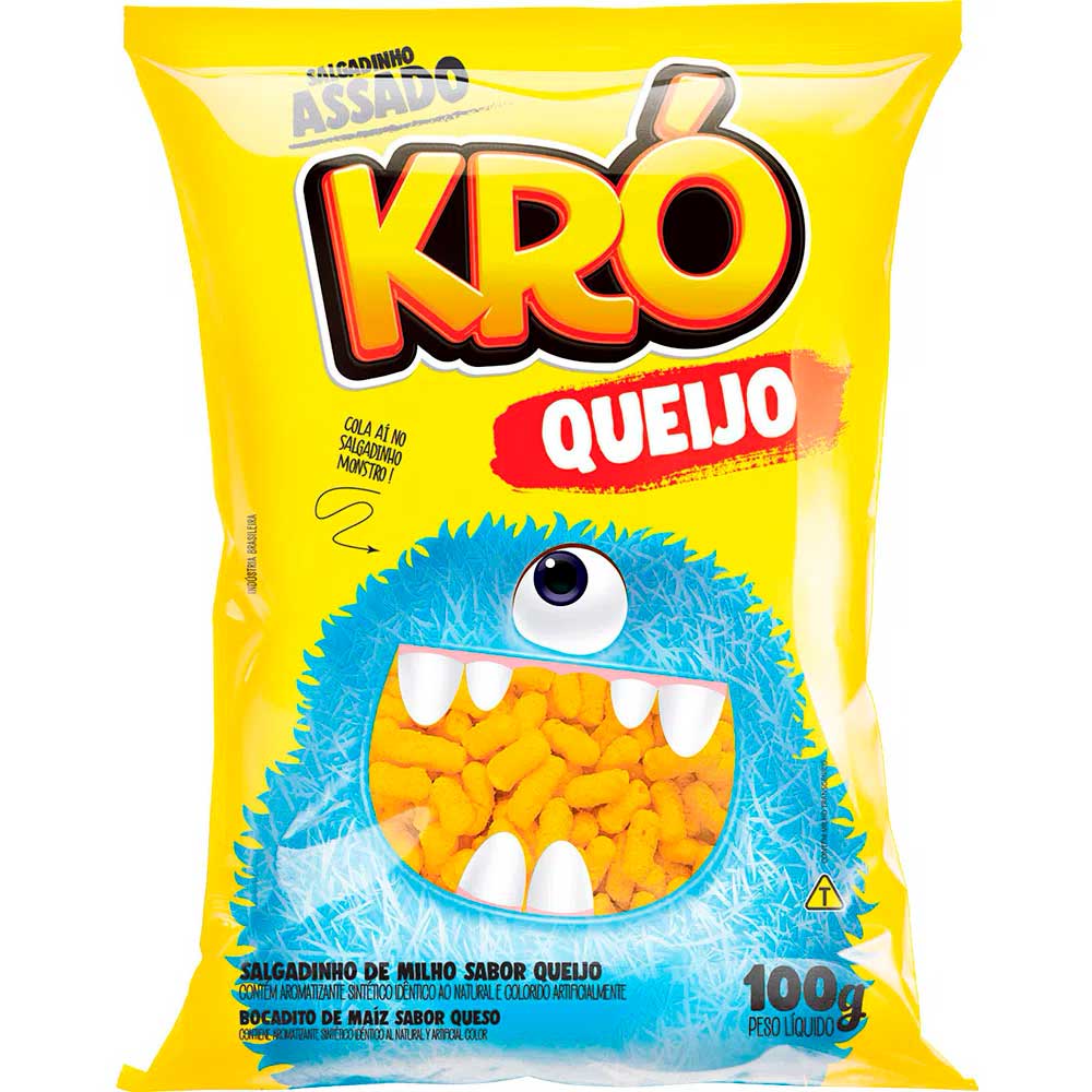 Salgadinho Kró Queijo 100g