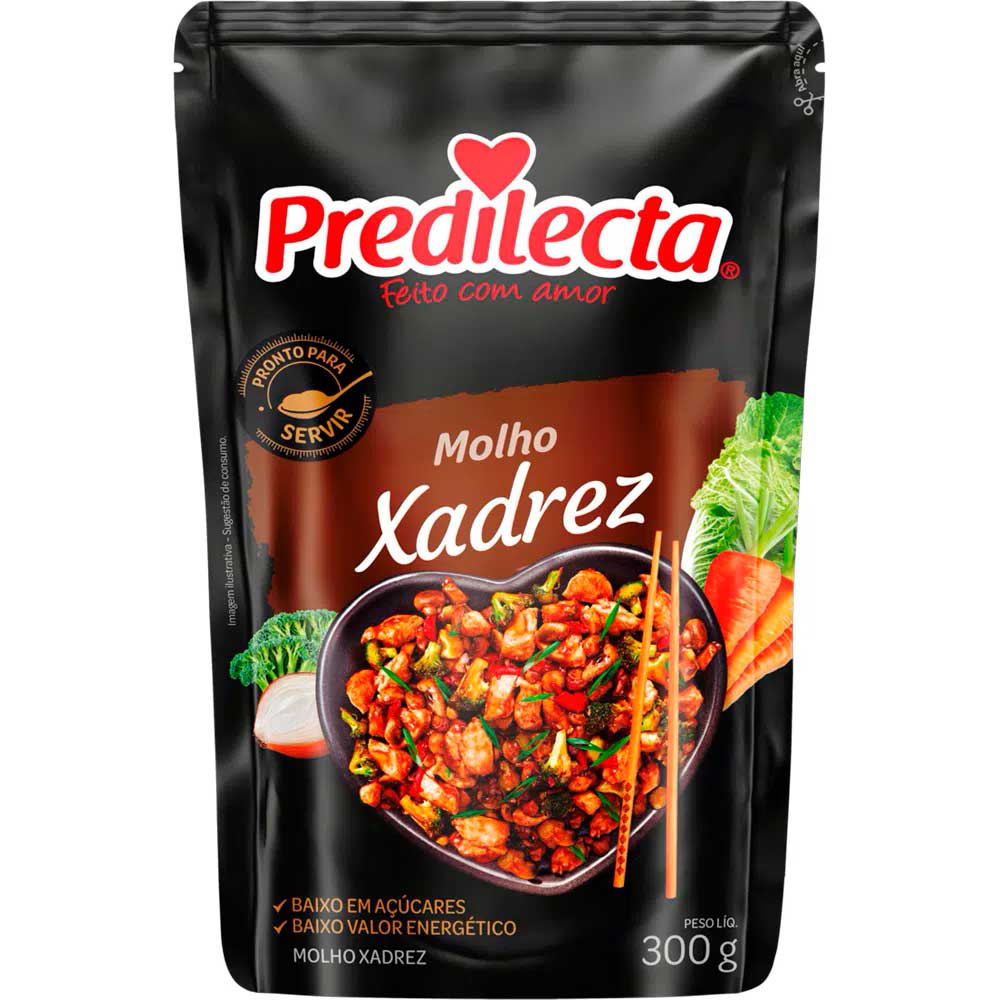 Molho para Frango Xadrez Predilecta Sachê 300g - Apoio Entrega V2