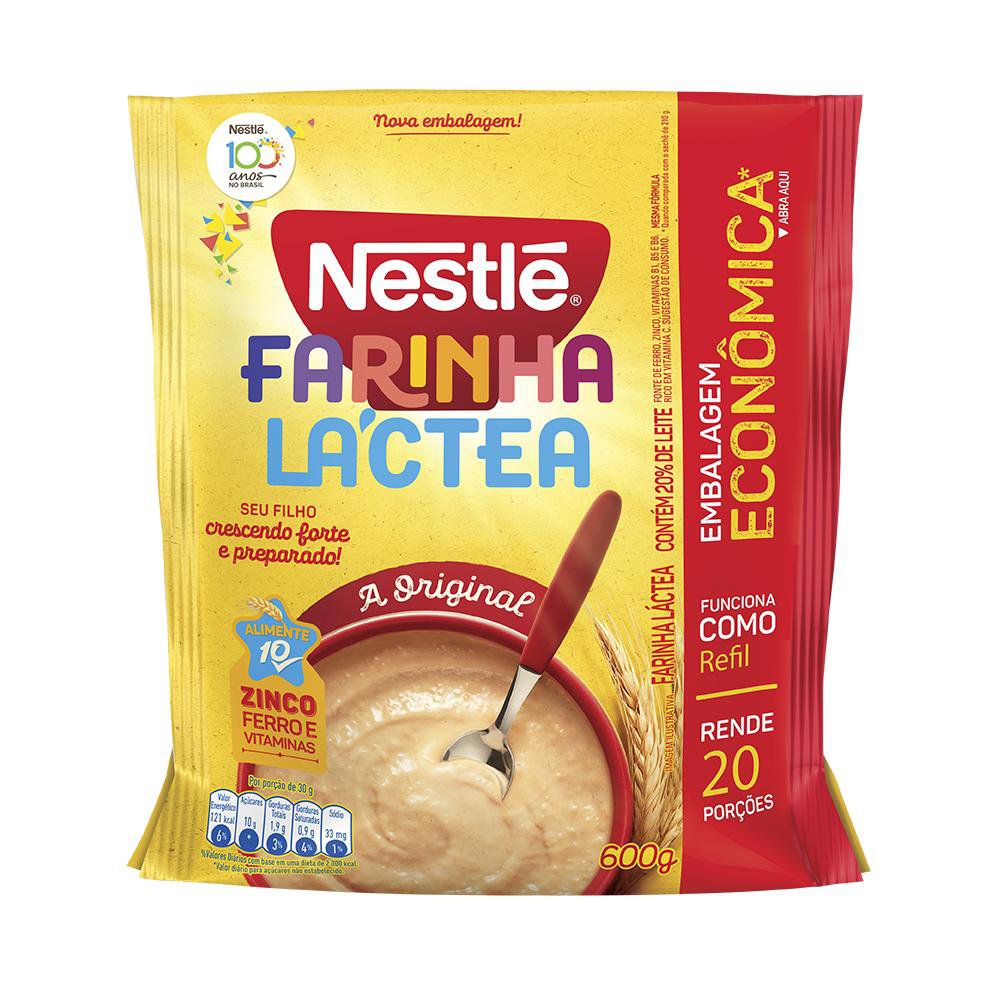 Farinha Láctea Nestlé Original Sachê 600g