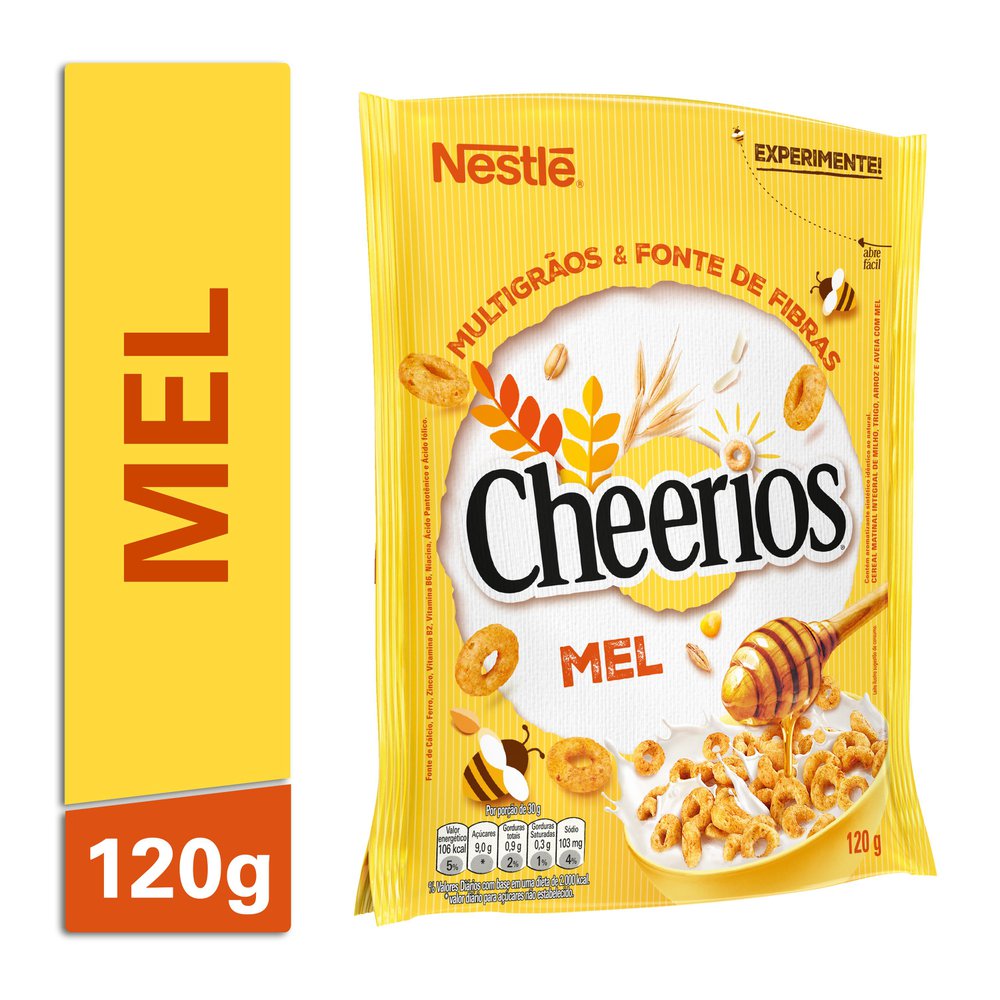 Cereal Nestlé Cheeiros Com Mel Sachê 120g