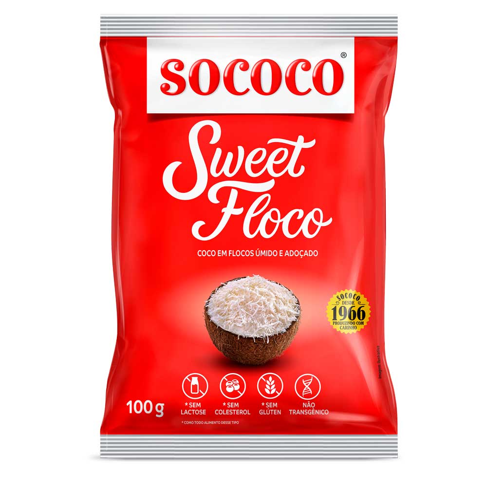 Coco Ralado Sococo Sweet Floco 100g
