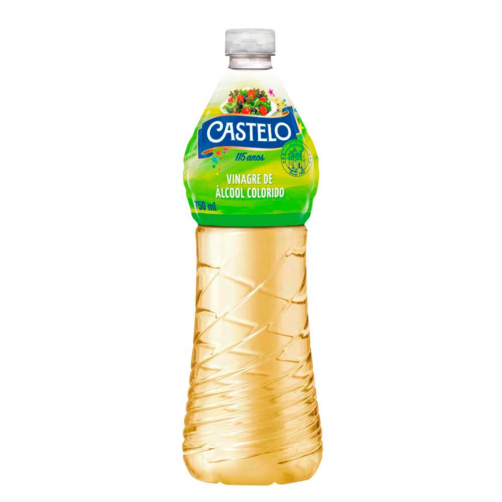 Vinagre Castelo Álcool Colorido 750ml