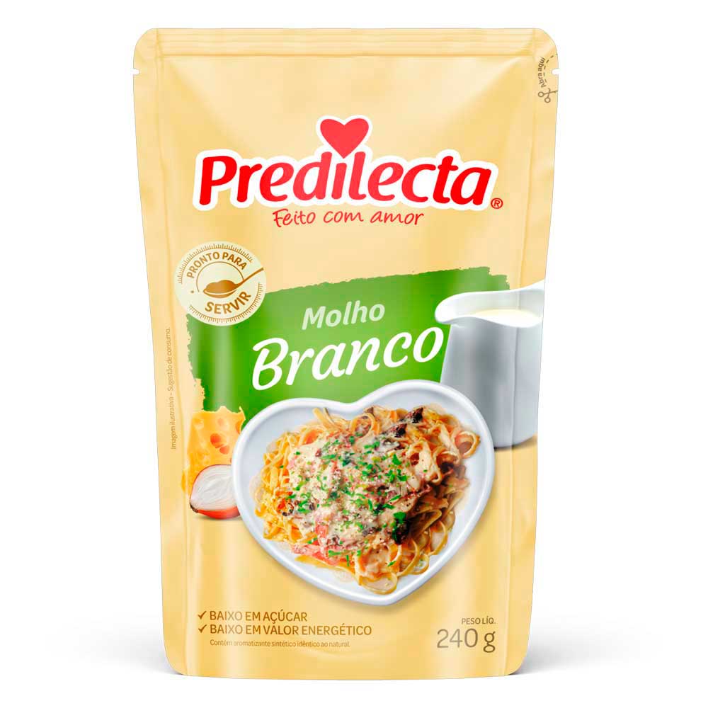 Molho Branco Predilecta Stand Up 240g