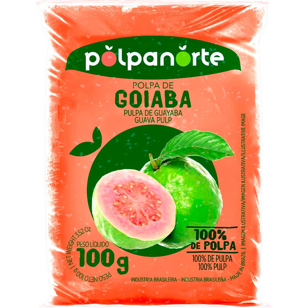 Polpa de Fruta Polpanorte Goiaba 100g