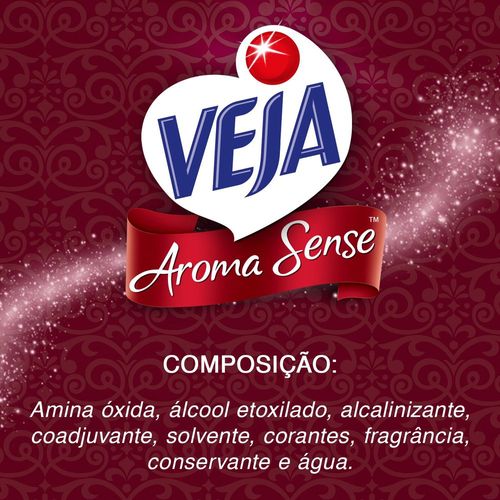 Limpador Perfumado Veja Aroma Sense Romance 2 Litros - comper